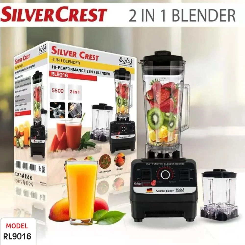 خلاط ومحضر طعام سلفركريست 1*2 – 5500 واط