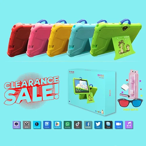 (جهاز تابلت إس-كولور S600 للأطفال)