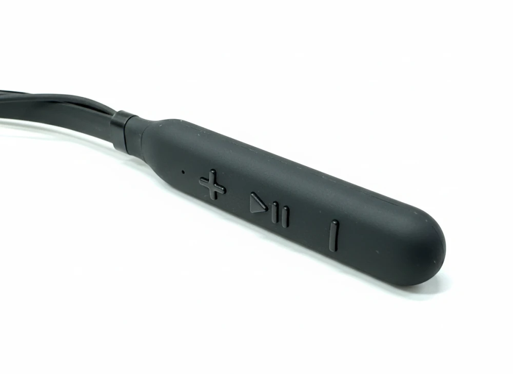 سماعات اذن بلوتوث لاسلكية 5.3 مع ميكروفون، سماعات رياضية لاسلكية بشريط حول الرقبة، مناسبة لصالة الالعاب الرياضية والجري والتمارين الرياضية