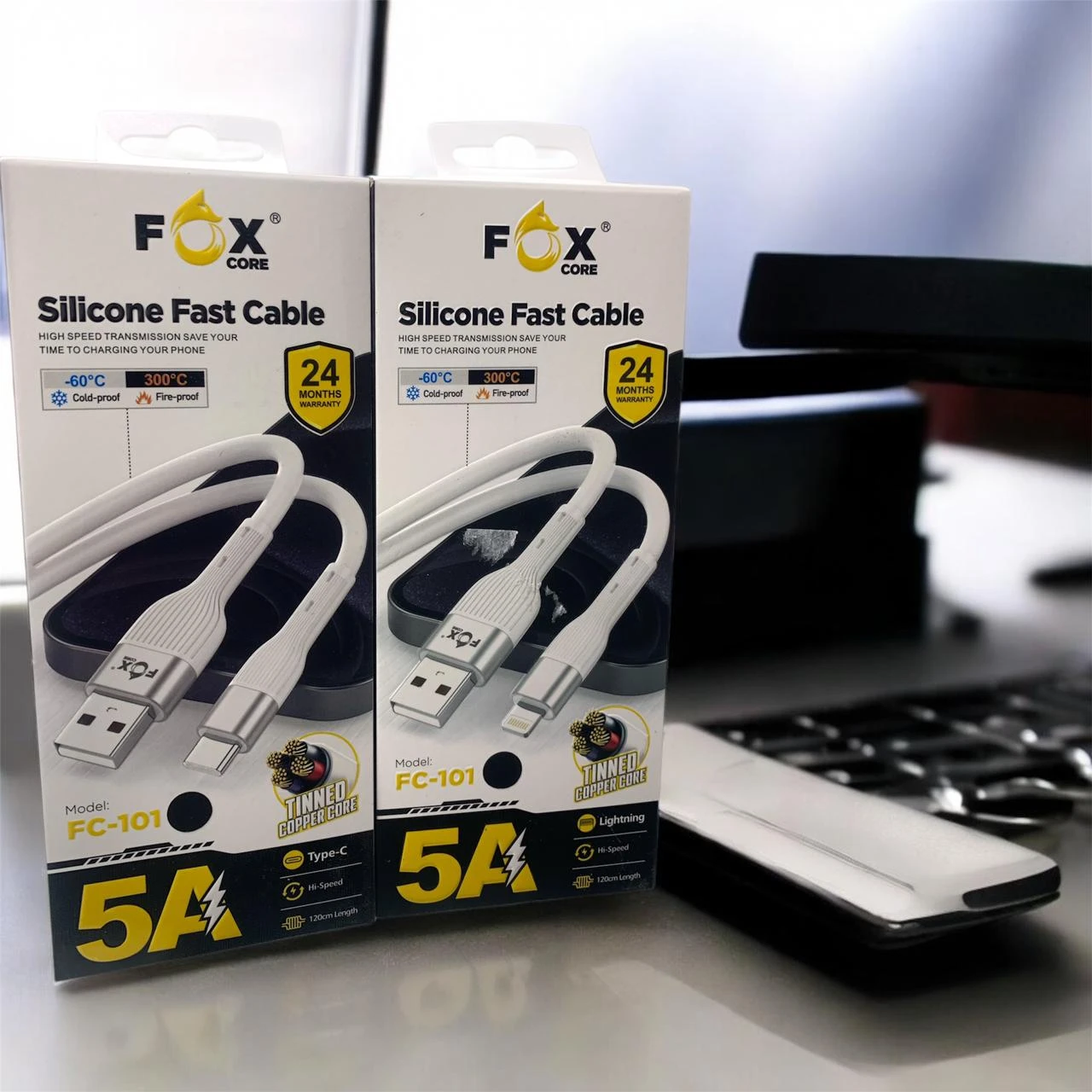 شاحن يو اس بي لـ تايب سي Fox