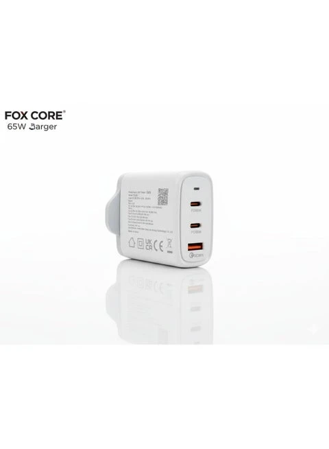 شاحن سريع يو اس بي بقدرة 65 واط غير قابل للطي بـ3 منافذ من نيكسود، شاحن جداري سريع تايب سي متوافق مع ماك بوك برو/اير، اتش بي/ديل/لينوفو، ايباد برو/اير، ايفون 15 برو ماكس، جالكسي اس 22 23 الترا، ستيم ديك