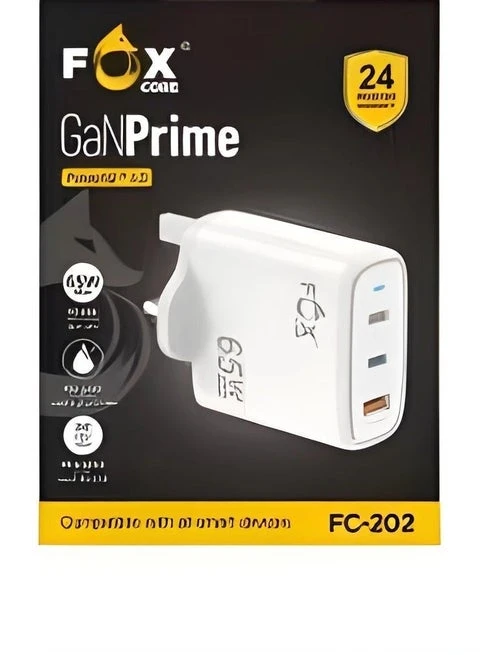 شاحن سريع يو اس بي بقدرة 65 واط غير قابل للطي بـ3 منافذ من نيكسود، شاحن جداري سريع تايب سي متوافق مع ماك بوك برو/اير، اتش بي/ديل/لينوفو، ايباد برو/اير، ايفون 15 برو ماكس، جالكسي اس 22 23 الترا، ستيم ديك