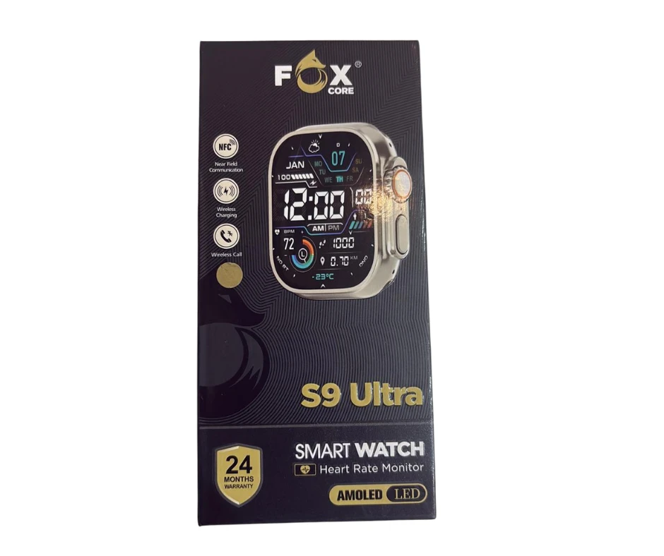 ساعة FOX كور الذكية S9 فائقة الاتصال اللاسلكي والتواصل الميداني القريب