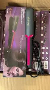 جهاز تصفيف وفرد الشعر الرقمي من فاشن صالون ديزاينر.