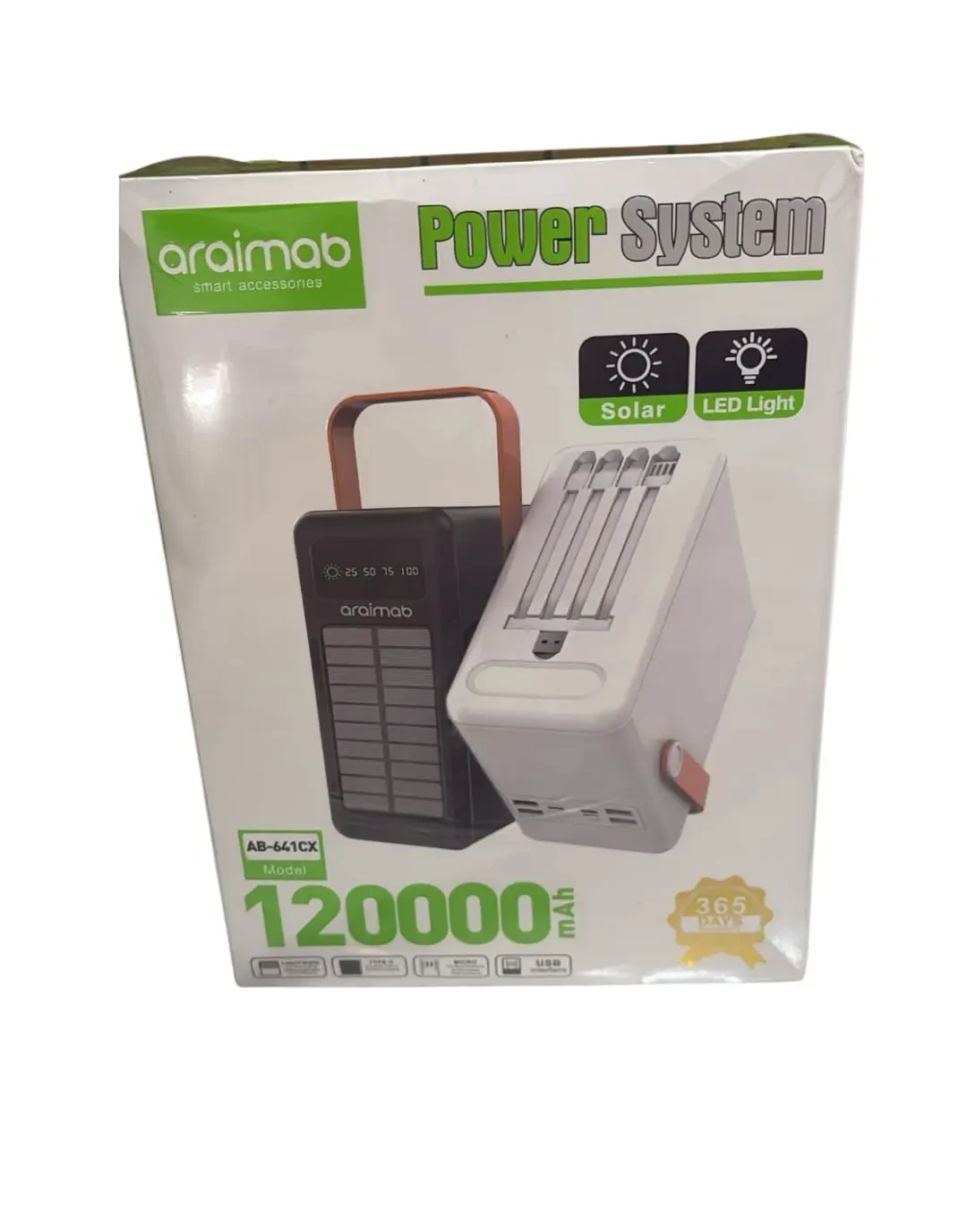 باور بنك من Araimap بسعة 120,000 مللي أمبير