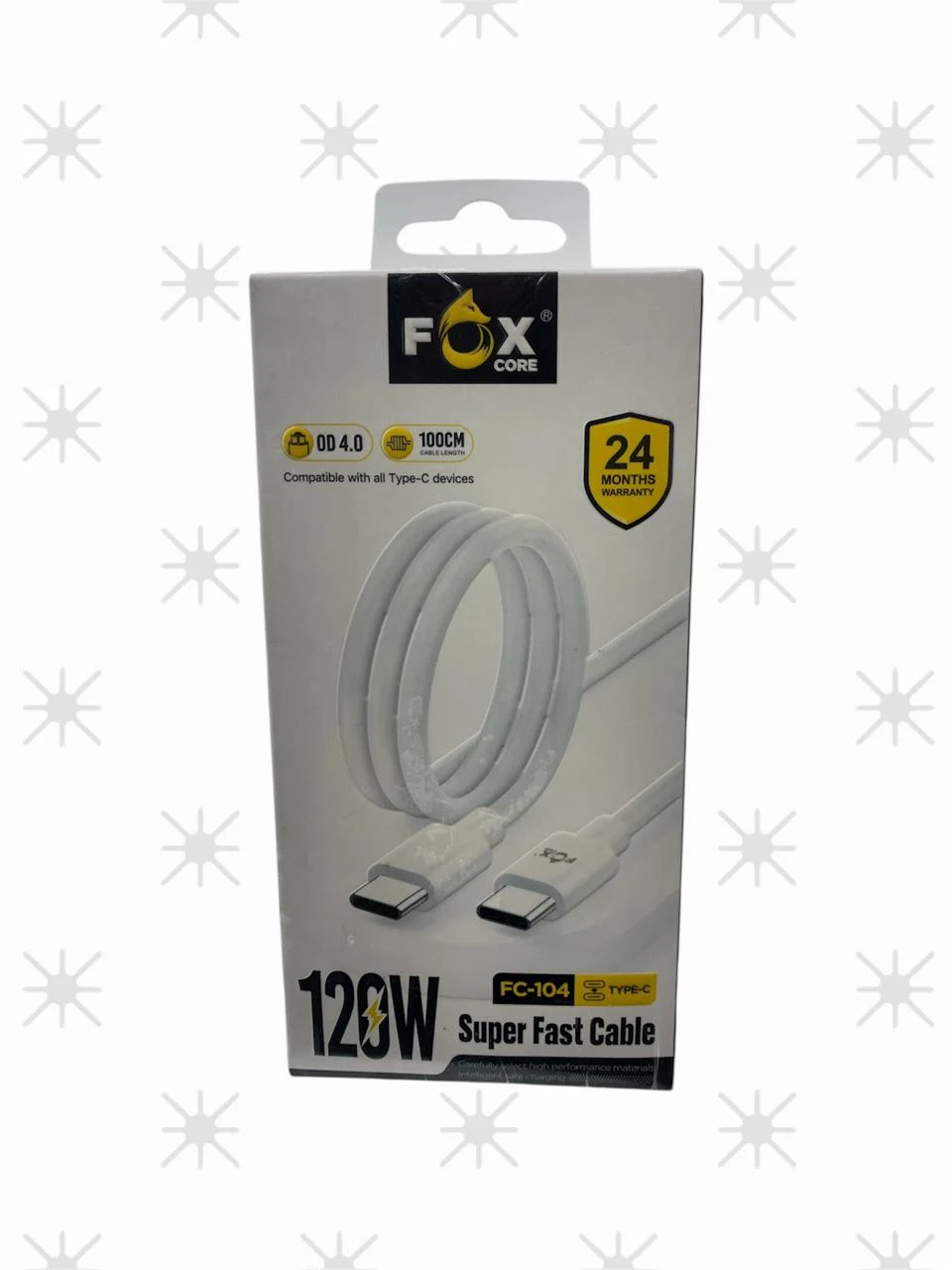 فوكس كور FC-104 كابل شحن فائق السرعة