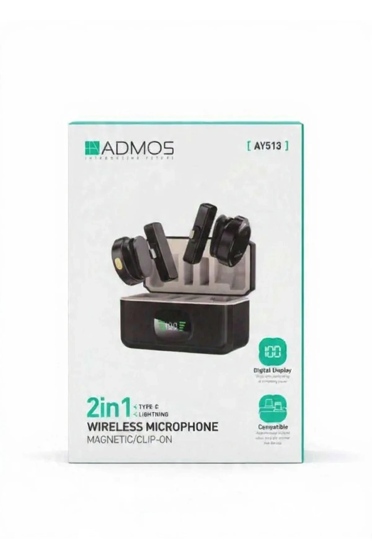 ميكروفون أدوس اللاسلكي موديل AY513.